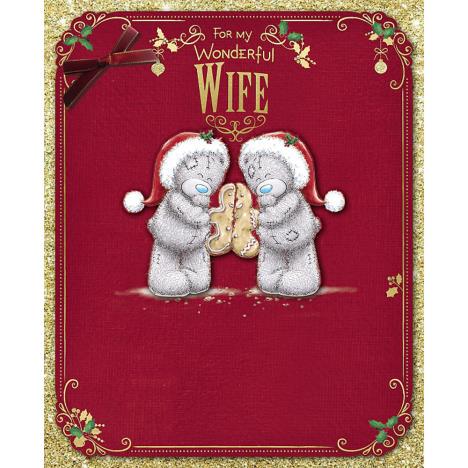 Wonderful Wife Me To You Bear Handmade Boxed Christmas Card £6.99